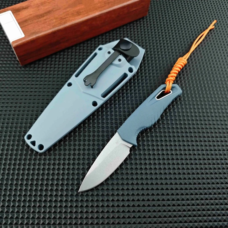 

BM 18050 Cross small straight knife nylon fiber D2 blade outdoor tactical hunting Camping Hiking survival EDC pocket knife