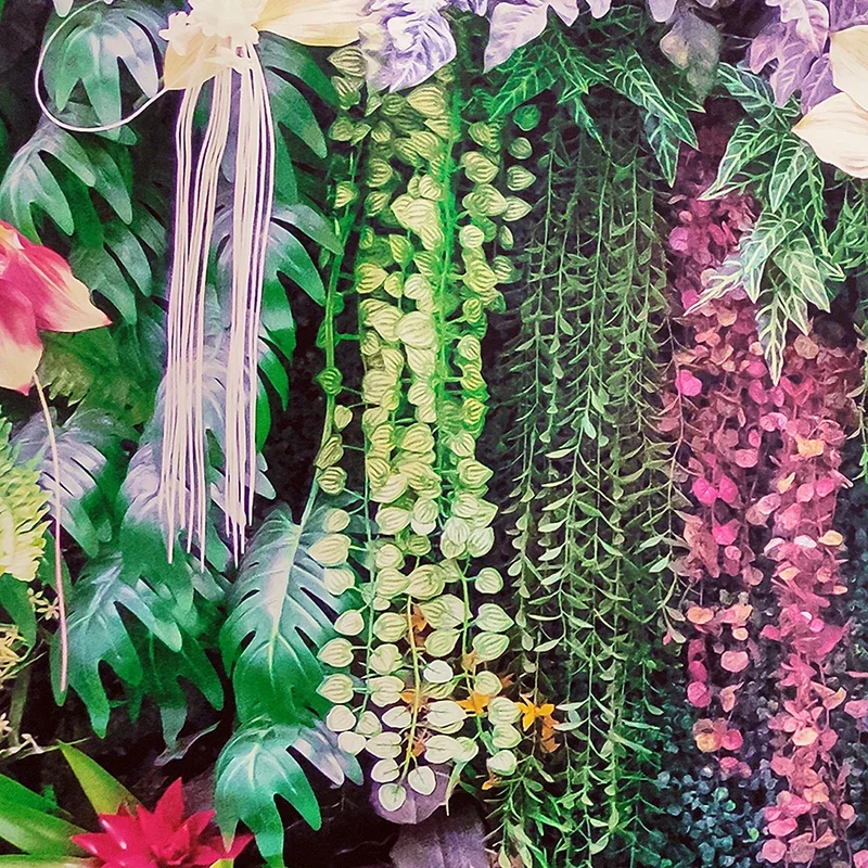 MOON.QG зеленые листья трава настенный фон тропический лист свадьба день рождения декор фото фон летняя вечеринка реквизит для фотосъемки