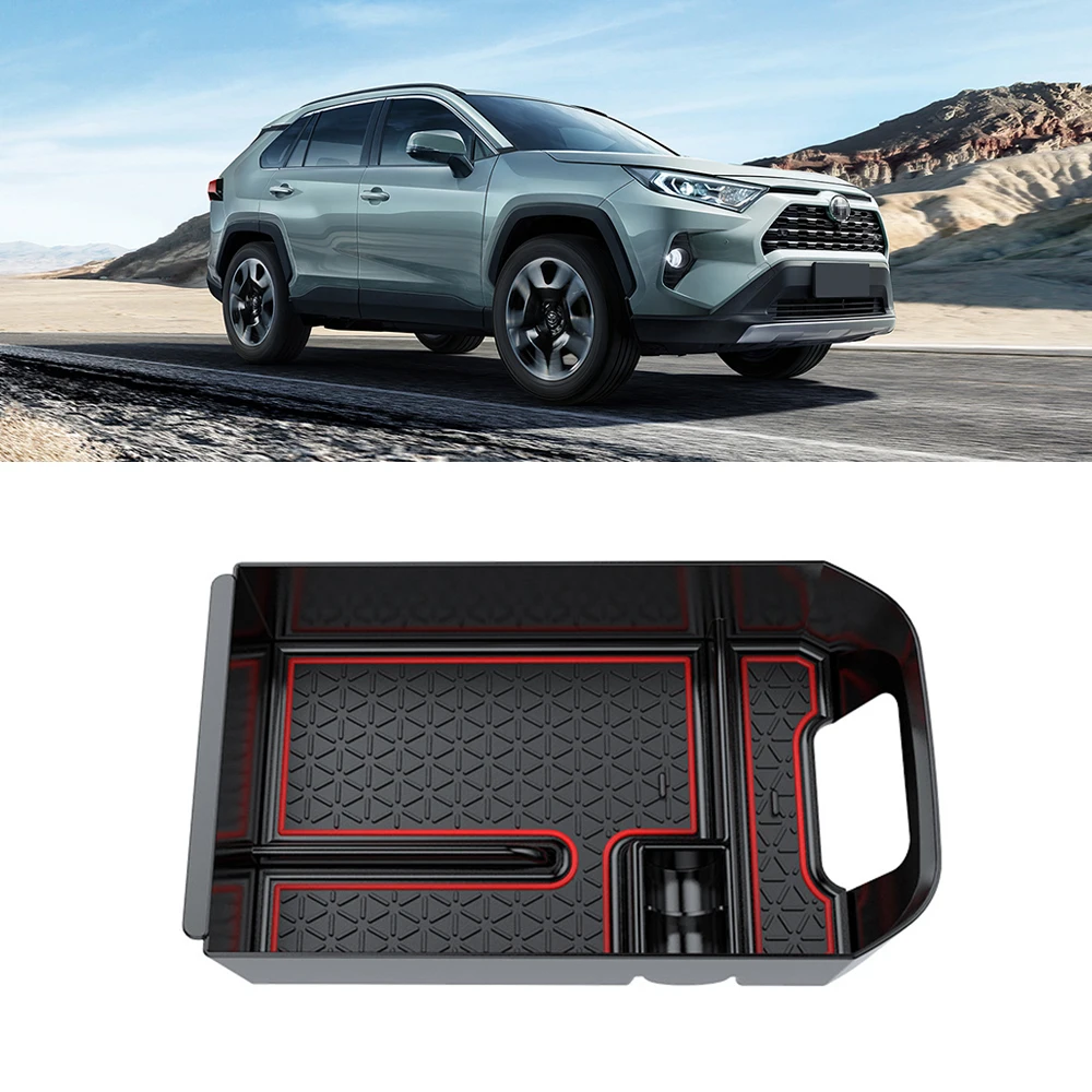 

The car Center Console Organizer Compatible With Toyota RAV4, The car Center Console Storage Box, Center Console armrest Box