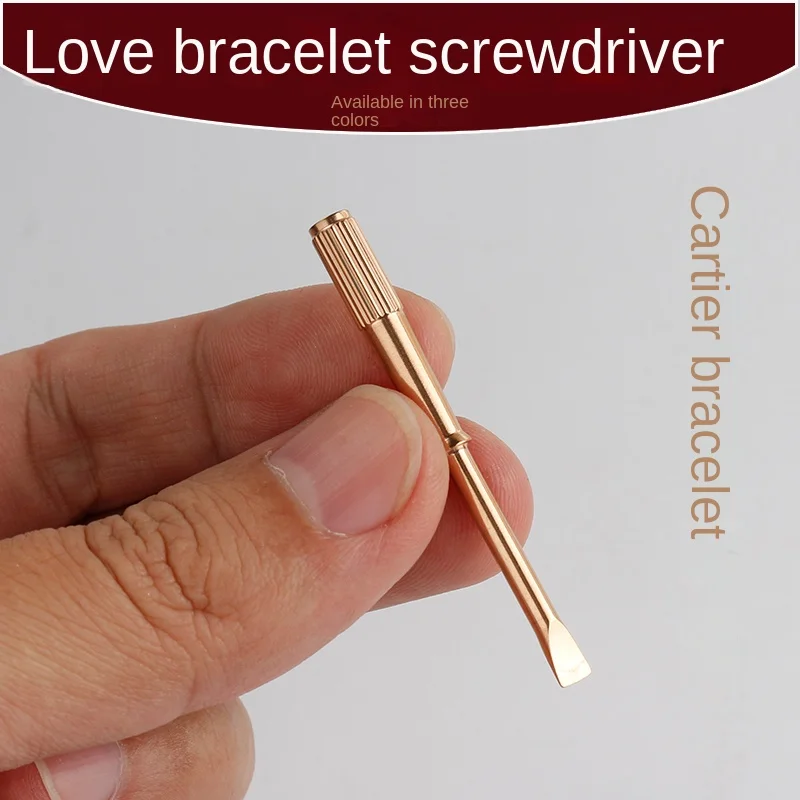 For Cartier Jewelry love series Eternal Ring Bracelet Titanium Steel Screwdriver Screwing small tool Watch Strap Accessories 4mm