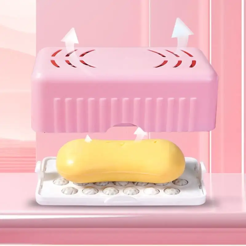 

1Pcs Multifunctional Soap Bubble Box With Roller For Home Bathroom Kitchen Countertop Soap Holder