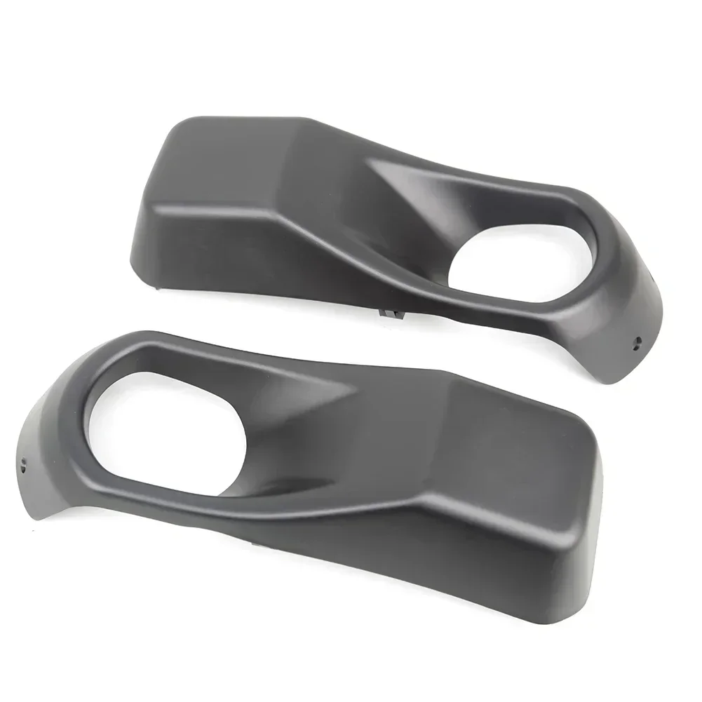 اكسسوارات السيارات سيارة غطاء خفيف غطاء خفيف 1 زوج أسود ل جيب رانجلر JL 2018 + الضباب ضوء المصد الأمامي لسيارة جيب