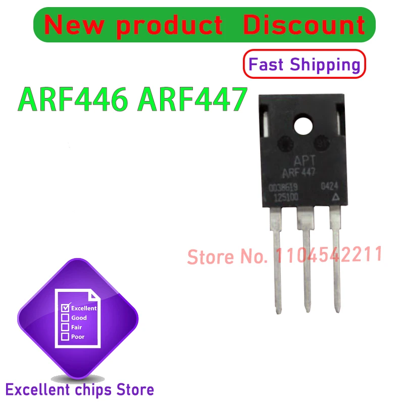 

1PCS/LOT ARF446 ARF447 ARF446G ARF447G TO-247 New original