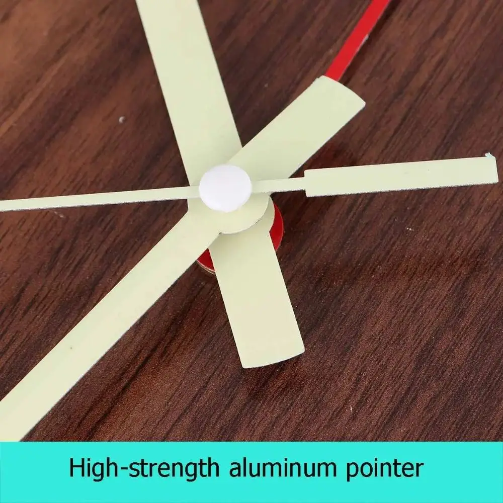 ساعة حائط مضيئة غير موقوتة تتوهج في الظلام الأرقام والأيدي ضوء الليل ساعة معلقة 12 بوصة دقة الوقت #4