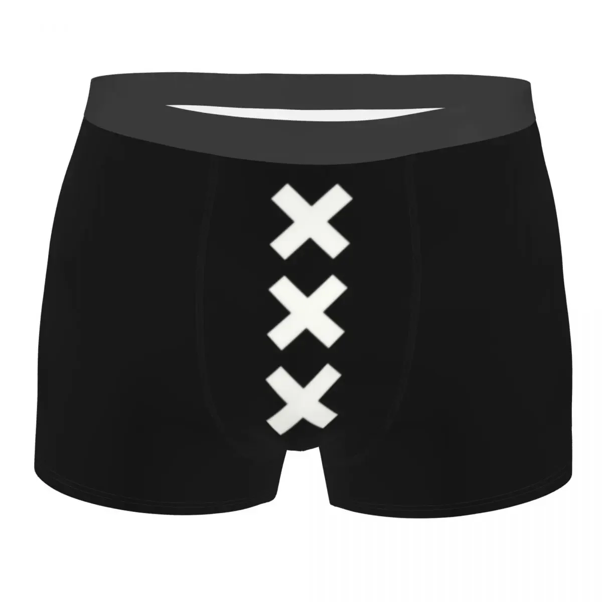 Custom Amsterdam Andreas Cross Underwear Men Stretch Netherlands Boxer Briefs Shorts Panties Soft Underpants For Homme