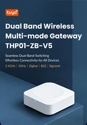 2.4G 5G Tuya Multi-Mode Zigbee Gateway Bletooth Hub Smart Home Wireless Bridge Control Automation Device Alexa Google Home
