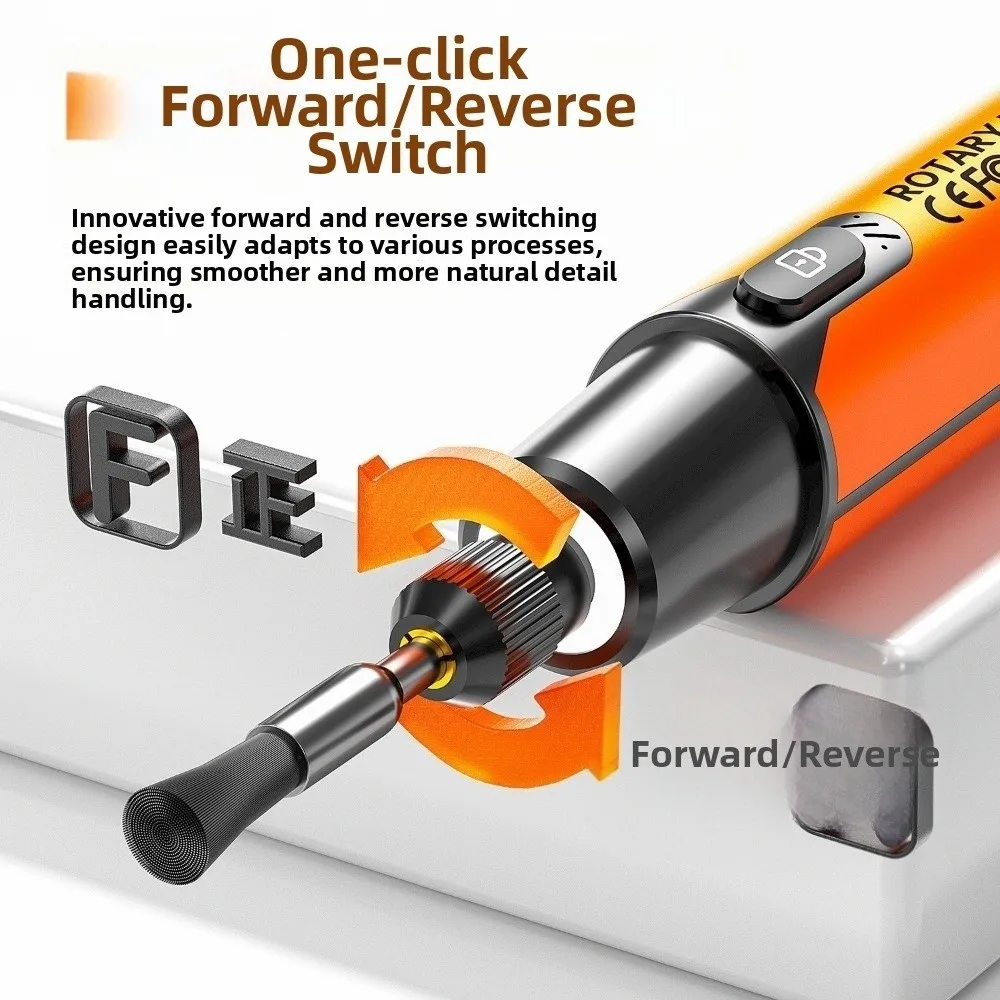 

Wireless Digital Electric Mini Drill Digital Adjustable Speed Cordless Rotary Tool with LED Light Handheld Engraving Pen