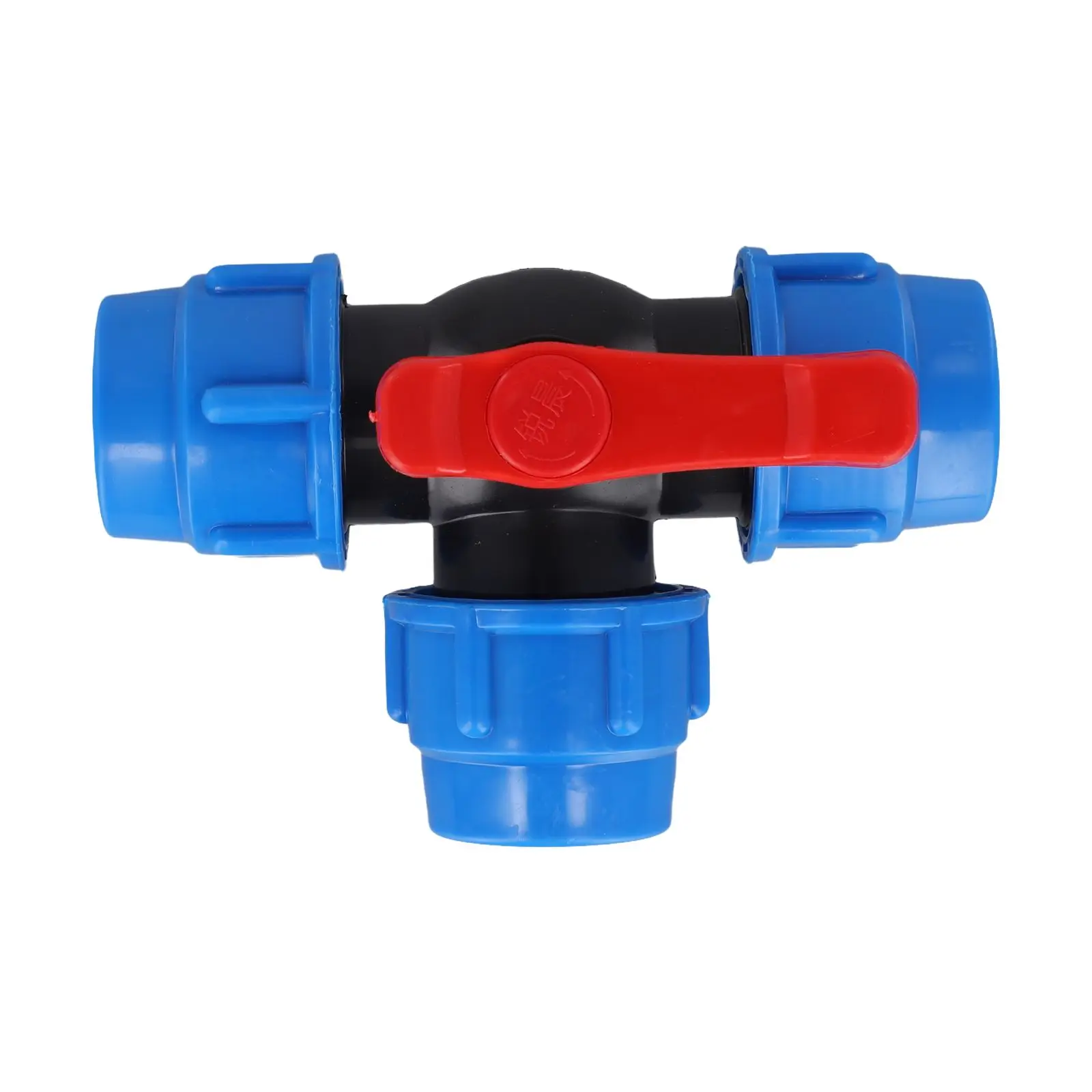 PE Pipe 3 Way Ball Valve High Quality PE Pipe Joint 20mm 25mm 32mm 40mm 50mm Connection Hose Professional Water Flow Solutions