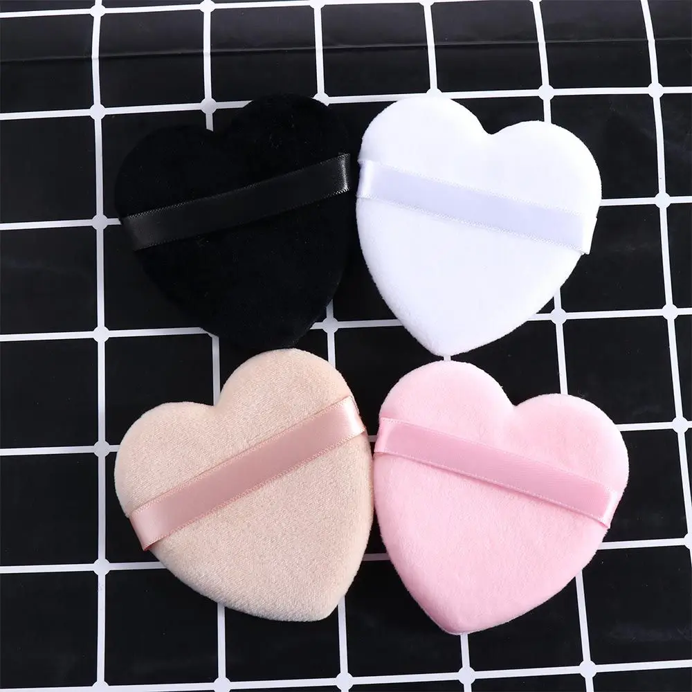 

Soft Velvet Heart-shaped Concealer Makeup Cotton Foundation Beauty Sponges Make Up Tools Cosmetic Puff Powder Puff