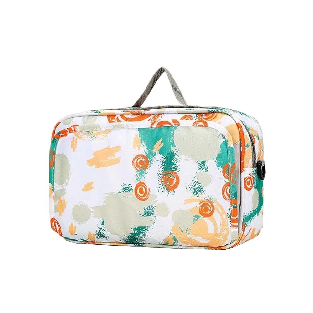 

2-размерная мягкая сумка для хранения подгузников, большая вместительная утолщенная подвесная сумка для детской коляски, нейлоновая сумка для макияжа с защитой от брызг воды, дорожная сумка