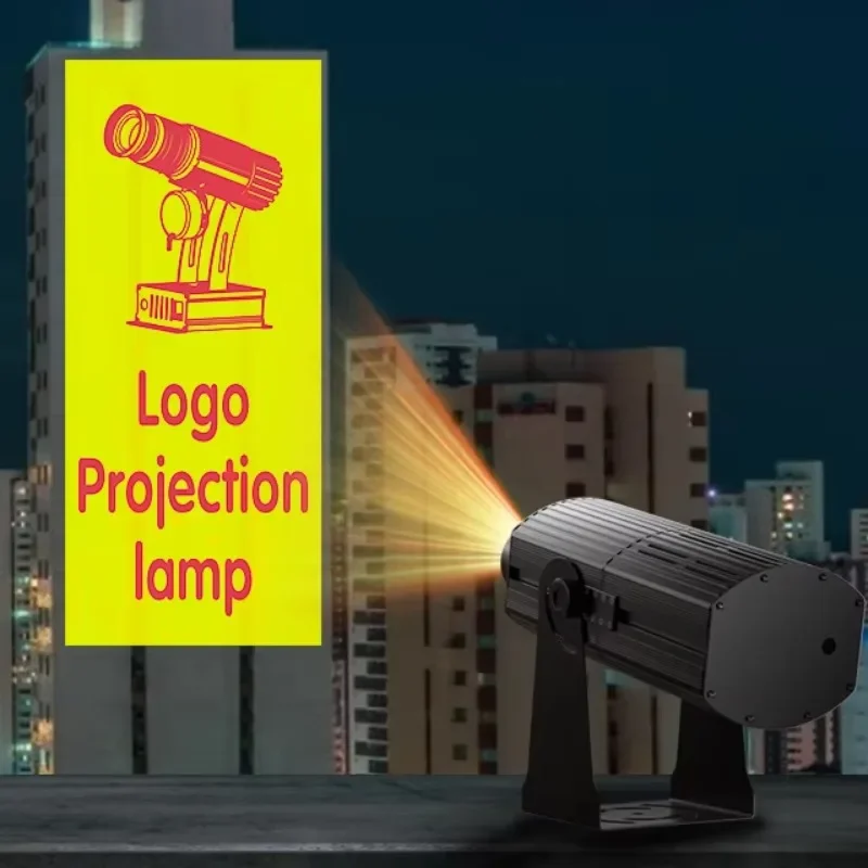 Outdoor Ip65 Waterproof 300w High Power Led Advertising Light Customized Spinning Logo Gobo Projector