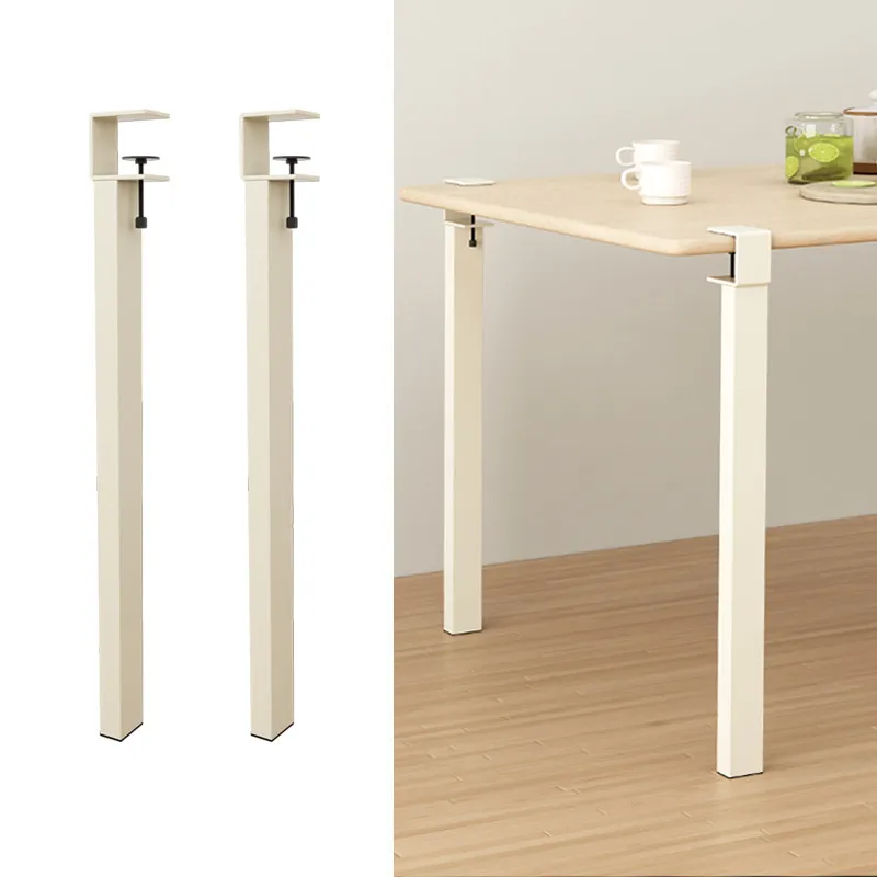 Metal Furniture Leg Adjustable Mobile Support Stand for DIY Table Detachable Desk Leg for Coffee Table Space Saving Bench Legs