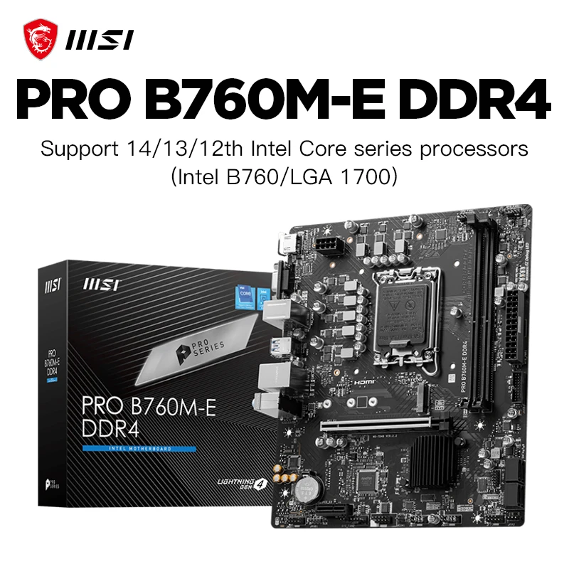 Msi Pro B760M-E DDR… - image