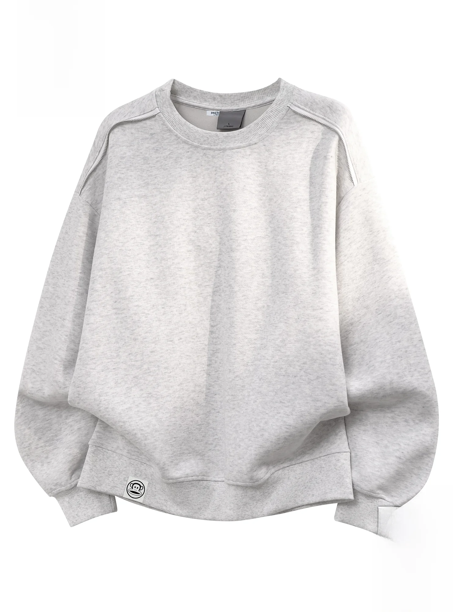 

PaulFrank Heavyweight Color Sweatirt Men's Spring New Loose Casual Long Sve Top Comfortable Polyester Cotton Blend