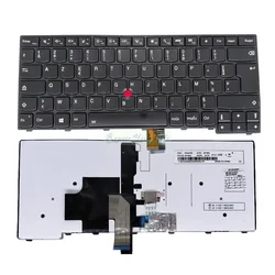 French Spanish Backlit Keyboard for Lenovo ThinkPad E431 E440 L440 T431s T440 T440S T440P L450 T450 CS13T AZERTY 0C43954 04X0149
