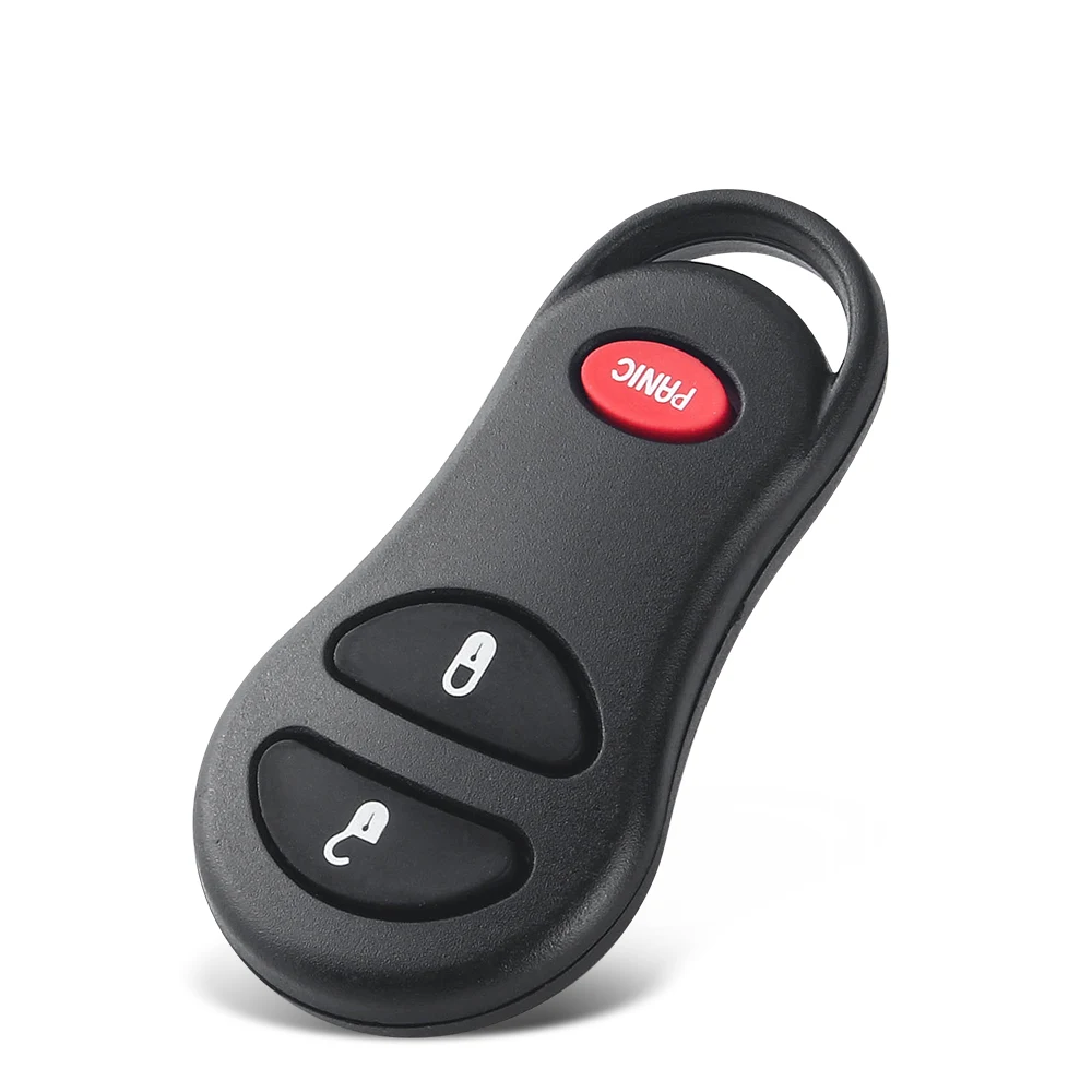 KEYYOU Remote Car Key Shell Cover Case 2+1 3 Buttons For Chrysler PT Cruiser Town & Country Dodge Ram 1500 Caravan Jeep Keyless