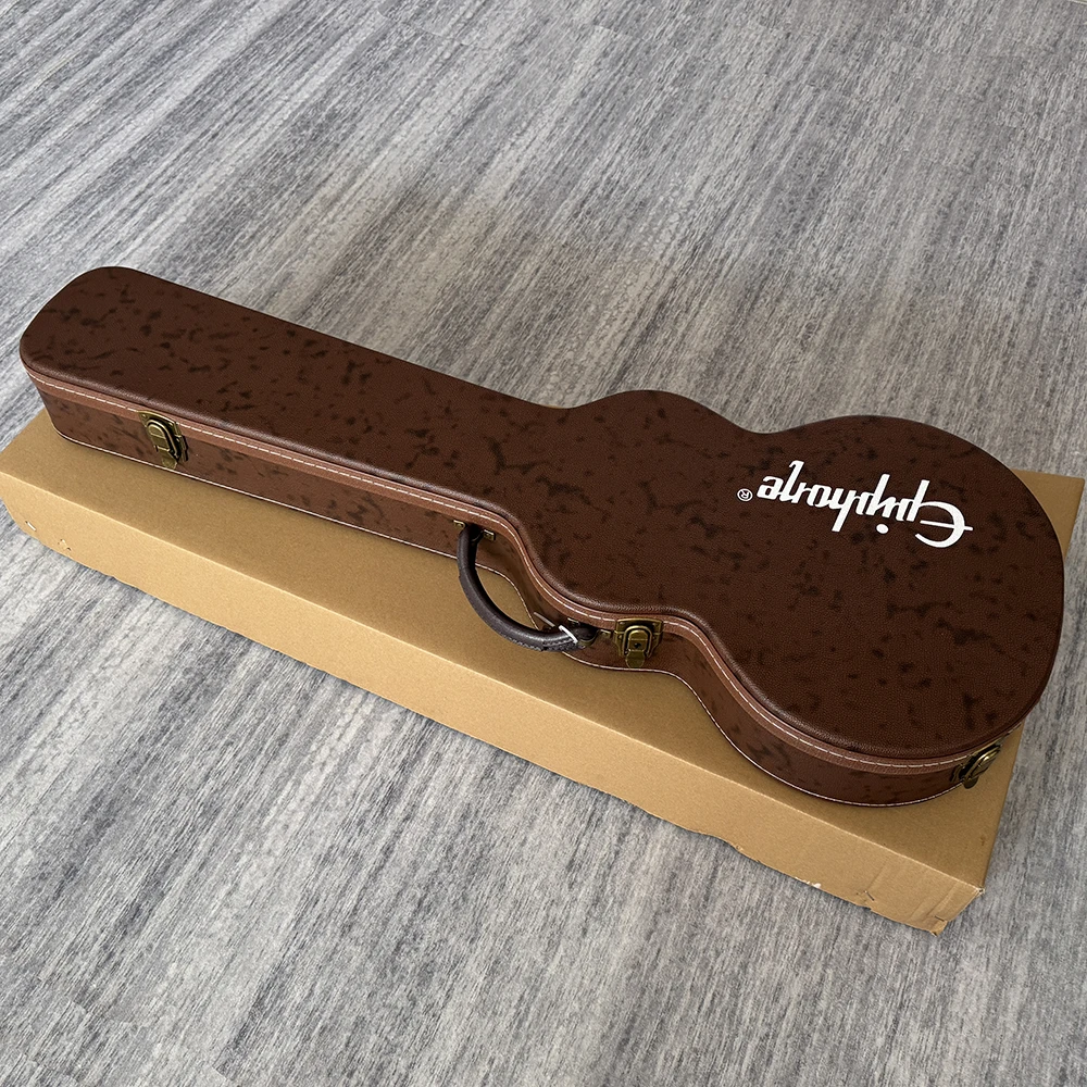 

Винтажный коричневый чехол для гитары Epiphone, большая дружелюбная коробка для гитары, непосредственно от производителя, сумка для гитары, аксессуары для фортепиано