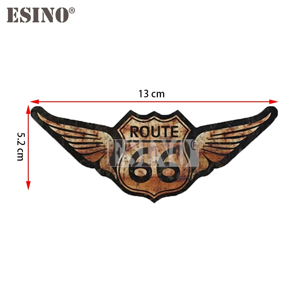 Car Styling Creative Rat Rod US Highway Route 66 Adhesive Decal Cartoon PVC Waterproof Car Body Sticker Pattern Vinyl