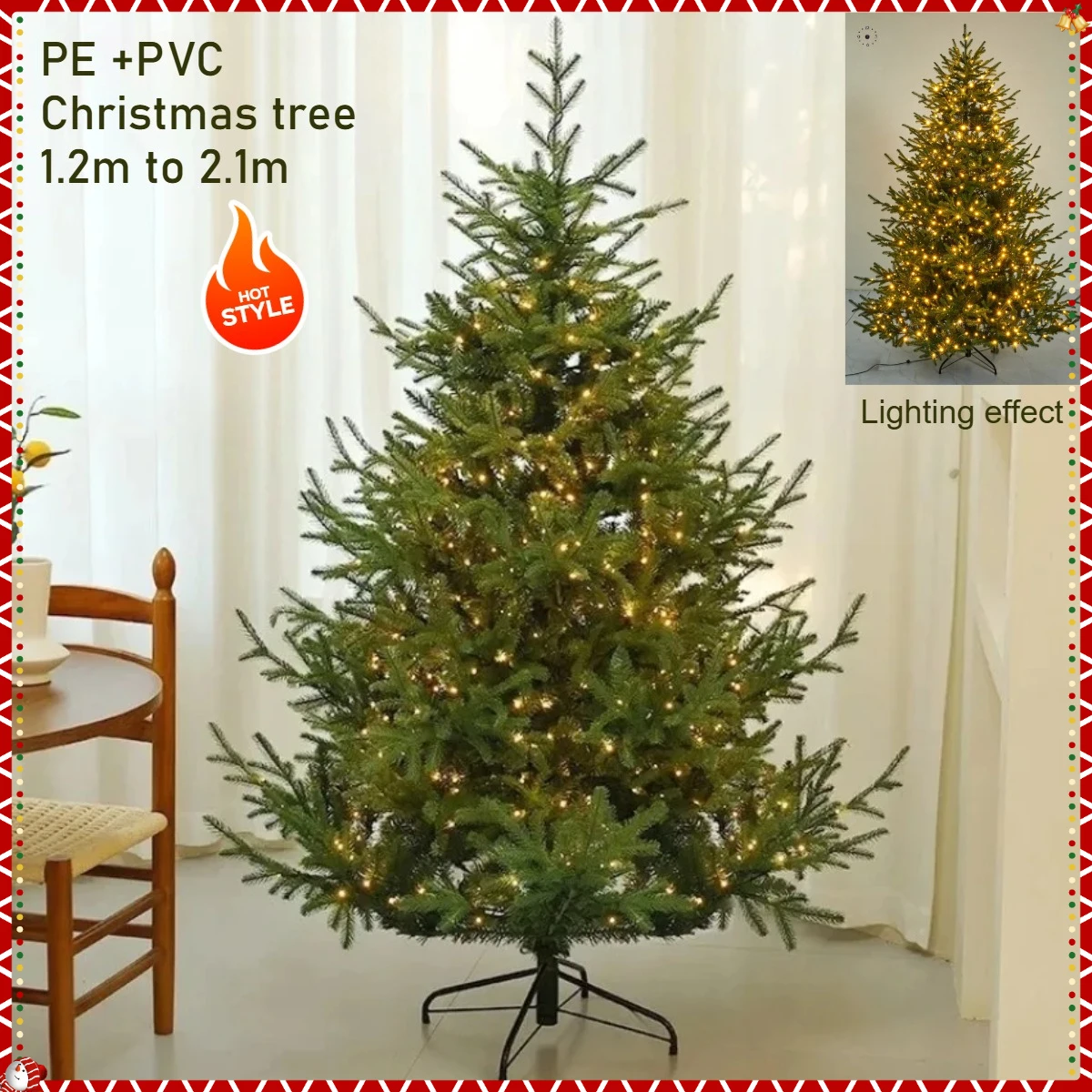 

Искусственная рождественская елка PE+PVC 120-210 см с подсветкой