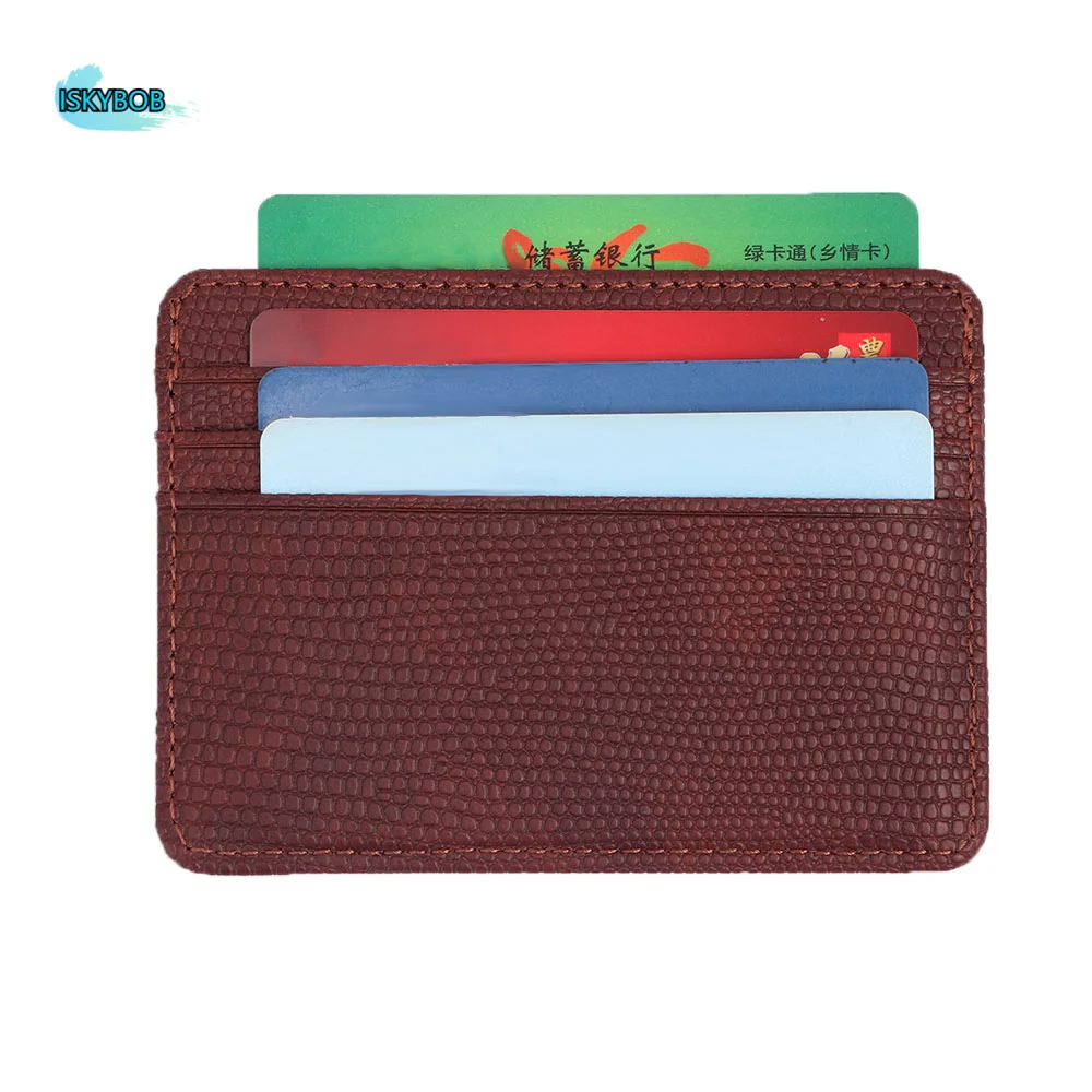 

Unisex Money Pouch 4 Card Slots Card Holder Wallet ID Card Case Credit Card Holder