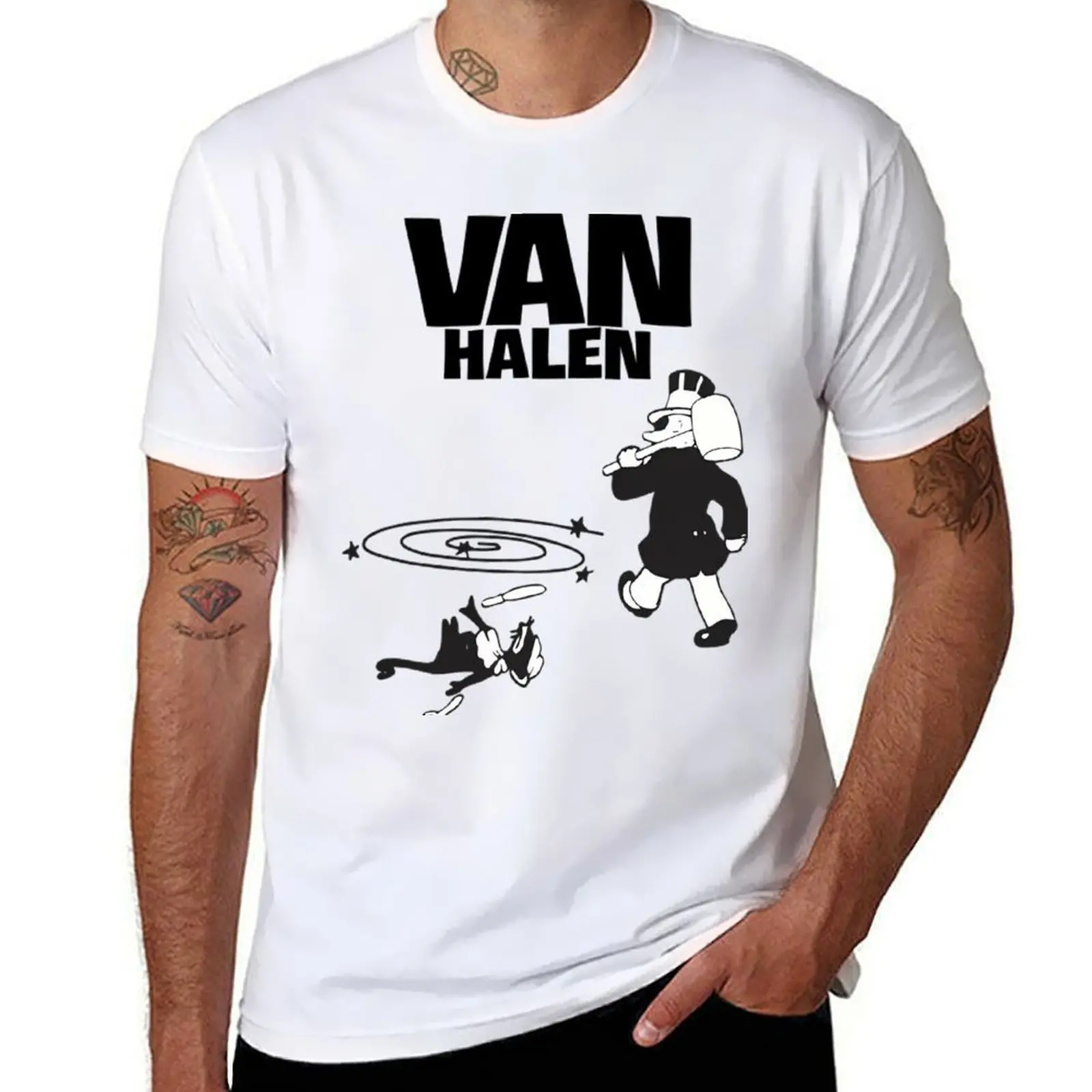

Funny Album Tour Music Band Classic Vintage T-Shirt t shirts for man pack cotton anime tshirt T-Shirt