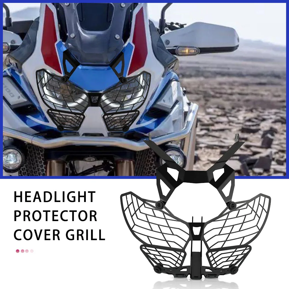 

FOR HONDA CRF1100L AFRICA TWIN ADVENTURE SPORTS 2019-2021 2020 Headlight Bracket Headlamp Grille Shield Guard Protector