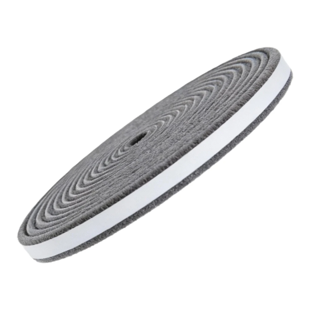 Self-Sticky 10M Brush Seal Strip for Sliding Doors and For Roller Shutters Enhances Indoor Comfort and Energy Use