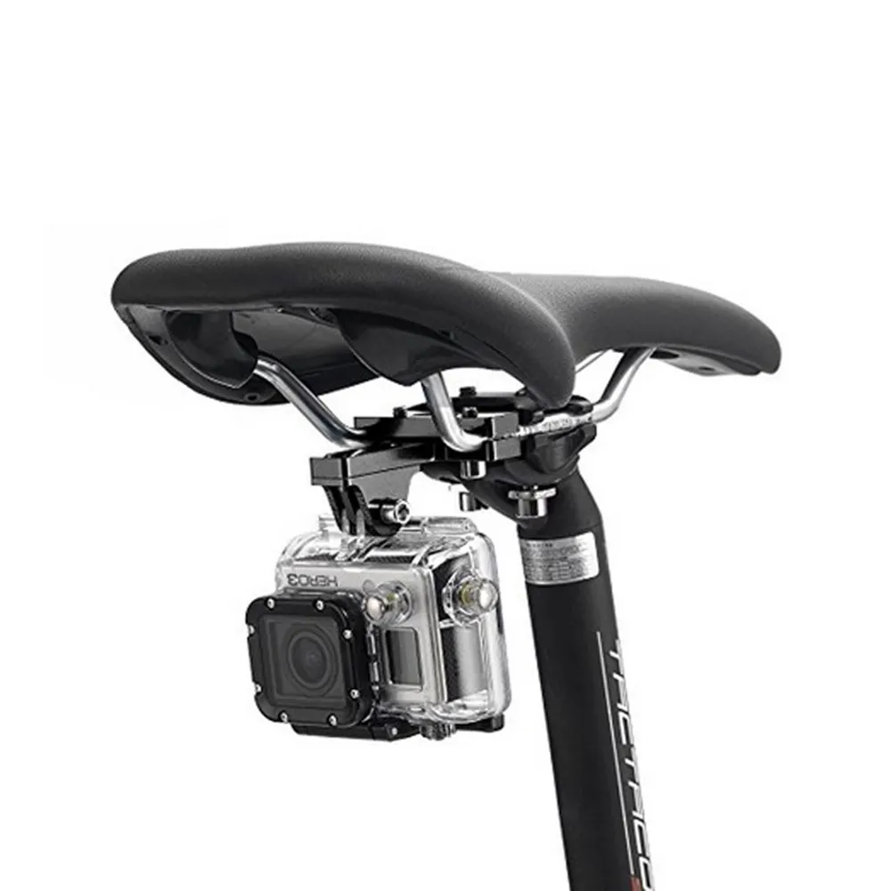 Support de dégager de vélo en aluminium pour Gopro fore9, 7, 5, 4, support de trépied, adaptateur de support rapide, pince pour appareil photo Mijia, capture d'écran SJ, Yi, 4K