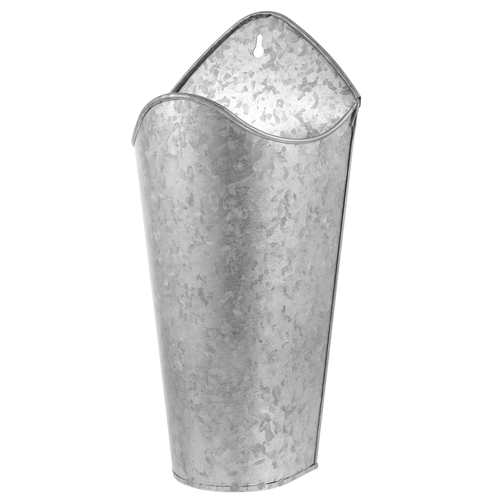 

Tin Flower Bucket Wall Buckets Decorative Vase Stand Hanging Iron Metal Planter Holder Floral Vintage Home