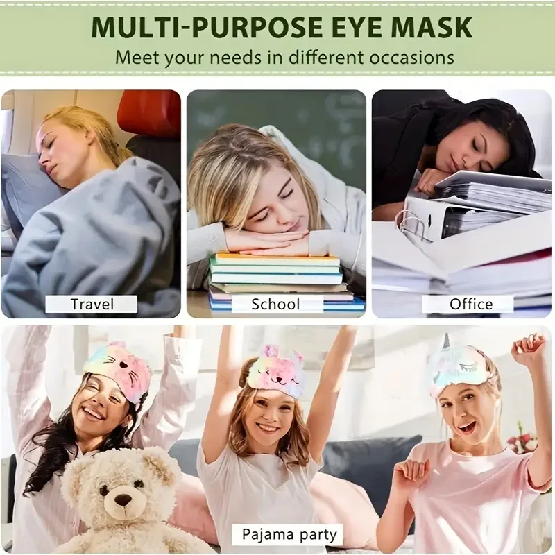 Eye Sleeping Mask Eyes Sleep Mask Block Out Light Sleep Shade Eyepatch Breathable Blindfold Eye Cover For Traveling Eye Patch