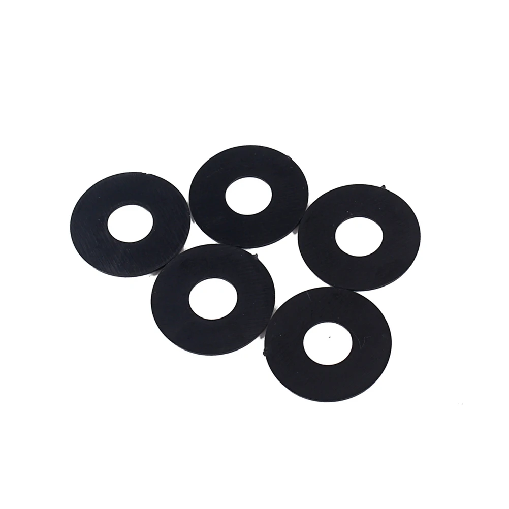 

5Pcs Easy To Install Guitar Toggle Switch Plate Rhythm Treble Washer Ring Electric Guitar Spares Black