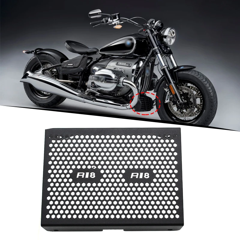 Motorcycle Accessories R18 Radiator Grille Guard Protector Grill Cover Protection Fit For BMW R 18 Classic R-18 2021 2022