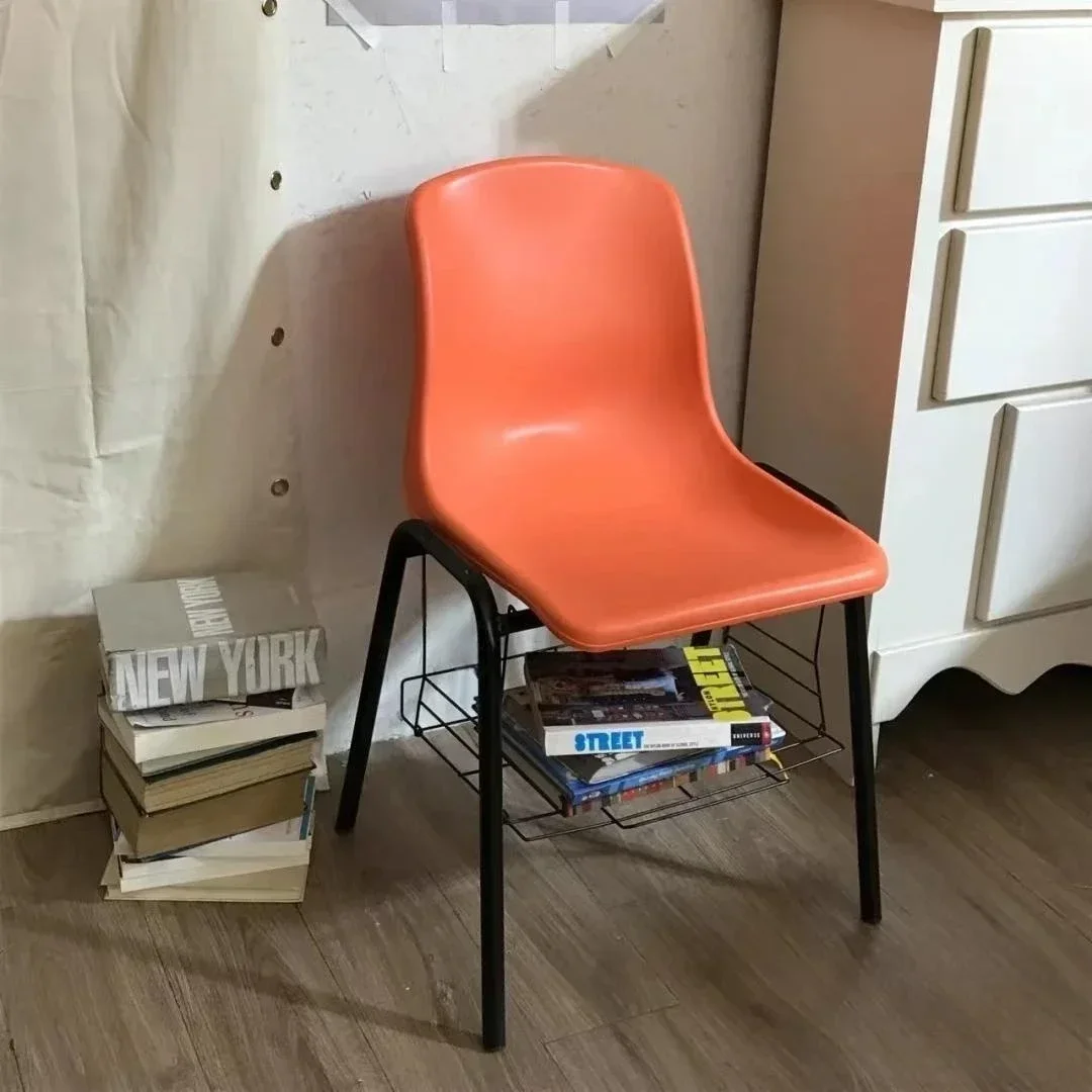 

'steel leg plastic school modern stackable tablet replaceable metal university student chair with writing pad