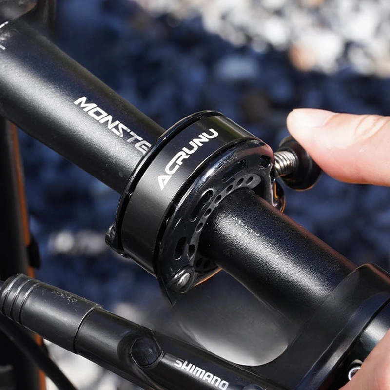 

Retrofit Stainless Bicycle Bell Ring MTB Cycling Horn Bike Handlebar Bell Crisp Sound Horn for Bicycle Safety Bike Accessories