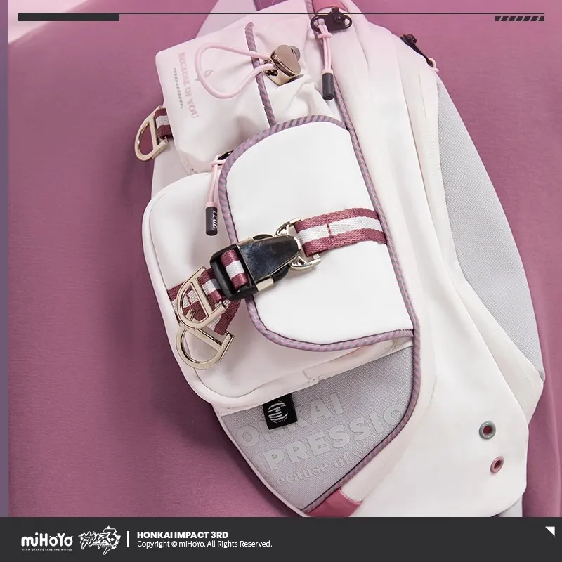 الرسمية miHoYo Honkai Impact 3rd قصة وجود هنا لأنك موضوع حقيبة الصدر أنيمي وألعاب الملحقات الملابس