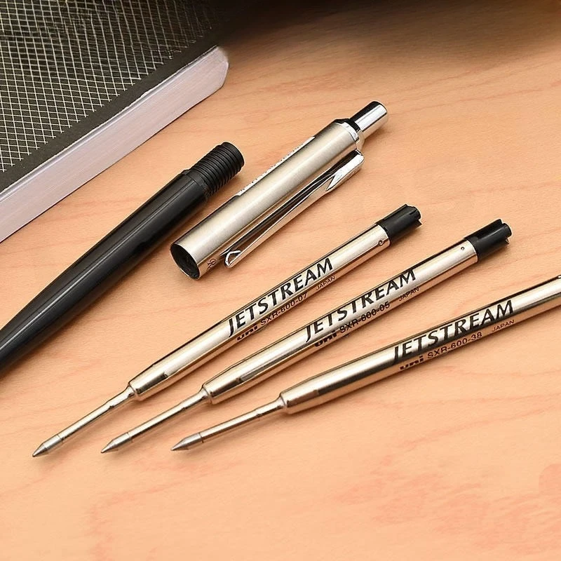 New-M B Pen Replacement Core Japan-UNI Rollerball Pen SXR600 0.38/0.5/0.7 Black Refill Ball Pen JETSTREAM Universal G2 Refills