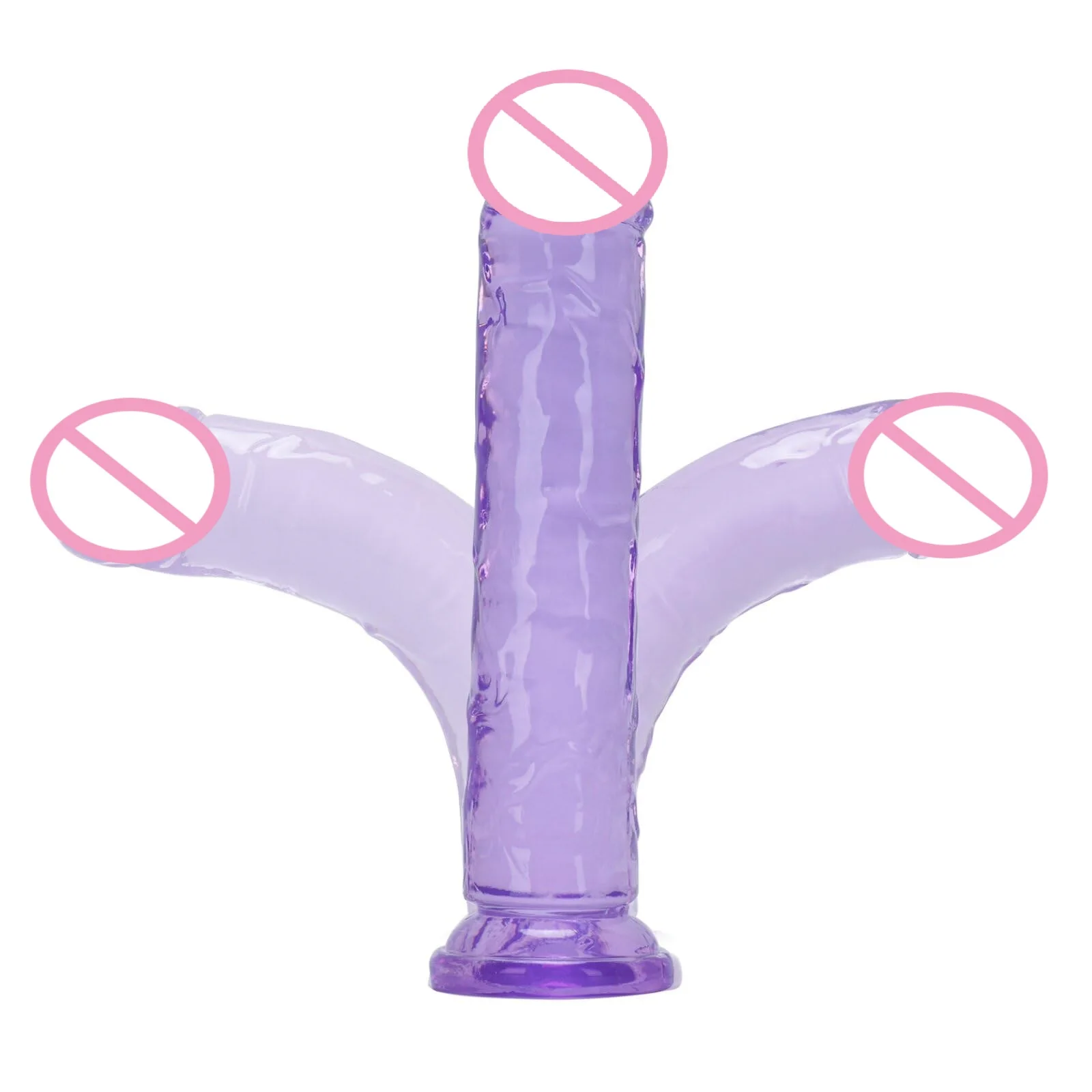 Féroce Horse-Gode Sex Toy pour femme, bite pour femme, pénis, bite, gode, violet 6 TAN, ventouse de bain, prise anale, facile à nettoyer, point G