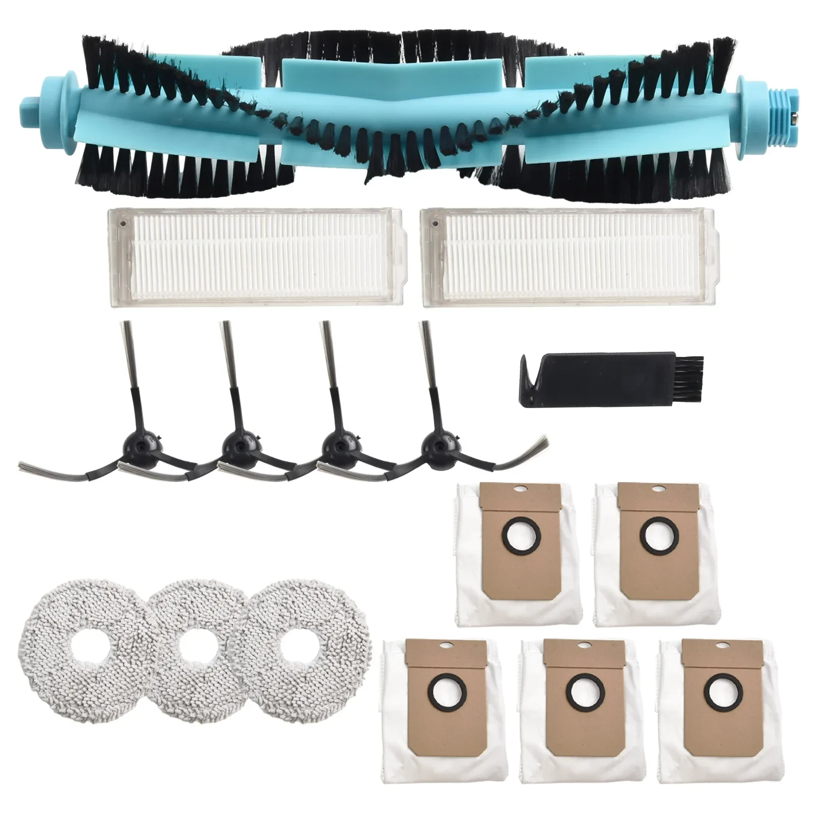 

Excellent Protection with Side Roller Brush Filters for Cecotec For Conga 11090 Soft Mop Cloth Efficient Dust Filtering