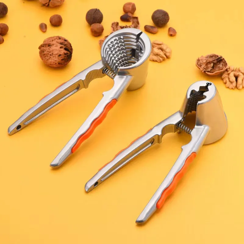 Zinc Alloy Walnut Clip Multifunctional Nut Clip Funnel-shaped Walnut Peeling Pliers Nut Peeling Pliers Opening Tool Kitchen