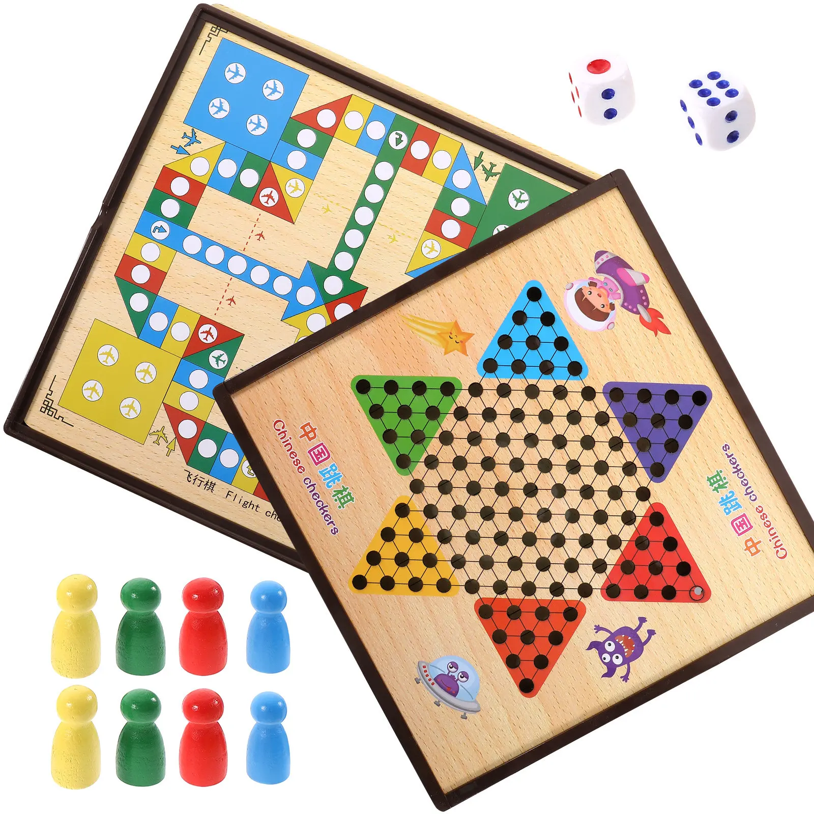 kids-chess-game-toy-wooden-board-game-for-children-flying-chess-educational-learning-toy-travel-desk-game-convenient-play