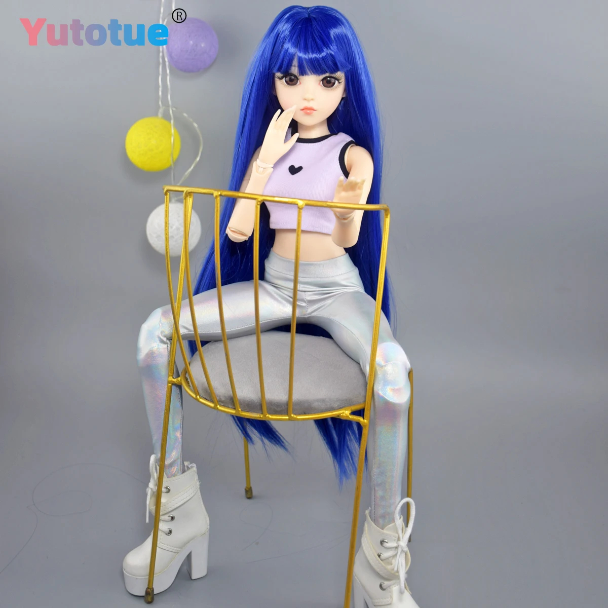 YUTOTUE 1/3 BJD 人形おもちゃ 24 インチ高さ女の子人形おもちゃファッション服靴ストレートヘアかつらリムーバブル