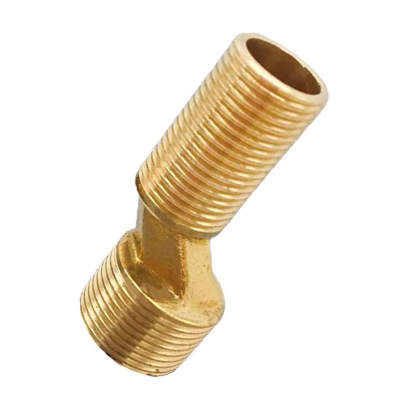 Copper Extended Bend Foot Offset Bend Foot Concealed Shower Reducer Eccentric Screw Fitting Bathtub Faucet Fitting