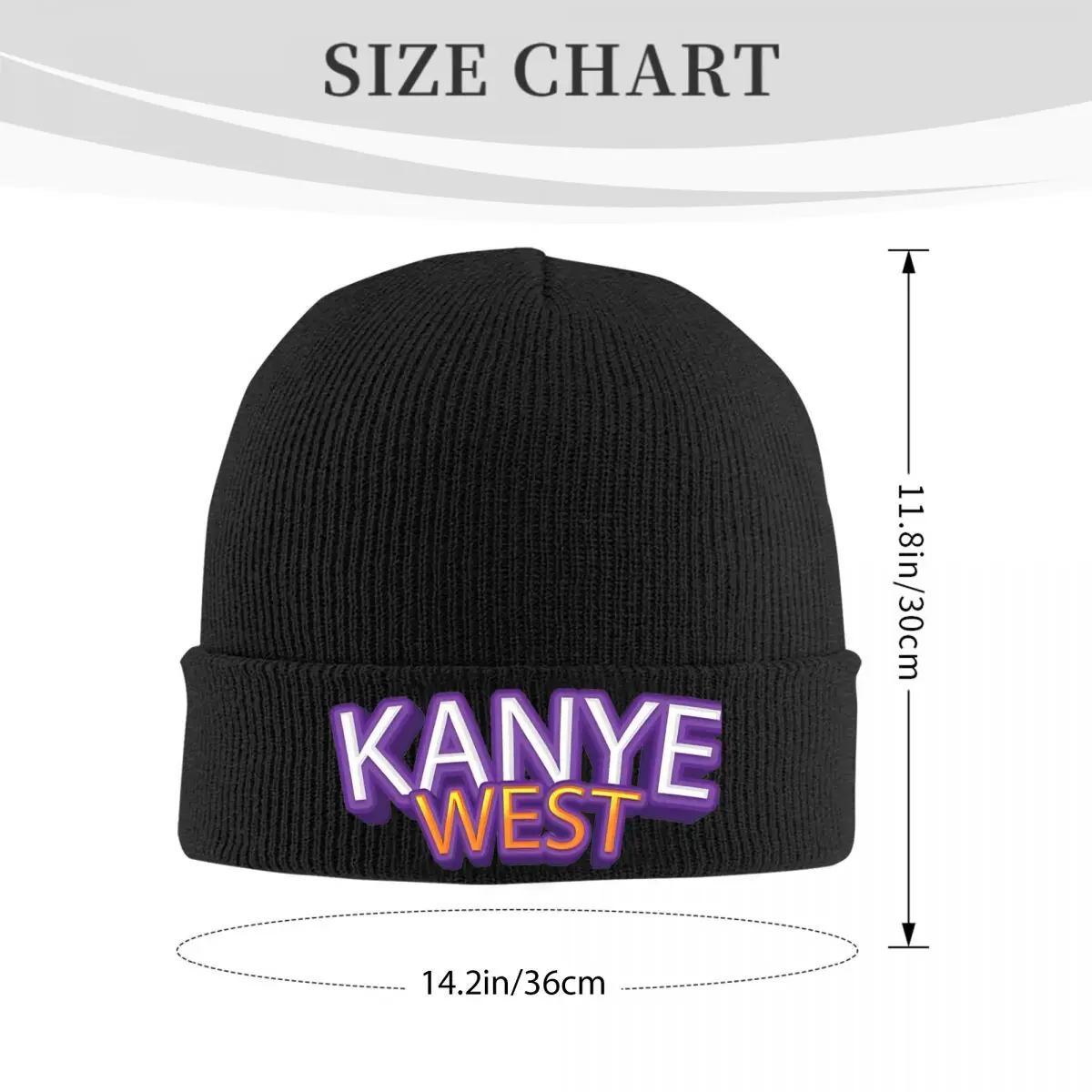 Kanye West Vibe Hat Autumn Winter Beanie Warm Meme Hip Hop Rap Style Caps Men Women Acrylic Skullcap