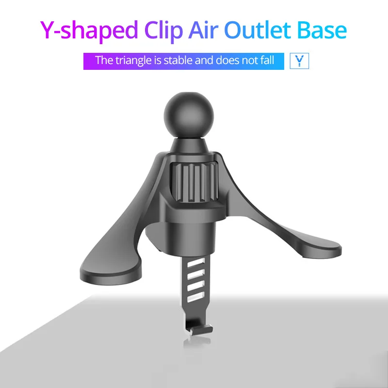 Universal Car Air Vent Clip Head Ball Car Phone Magnetic Holder Base Gravity Stand Accessories Phone Bracket Car Charger Holder