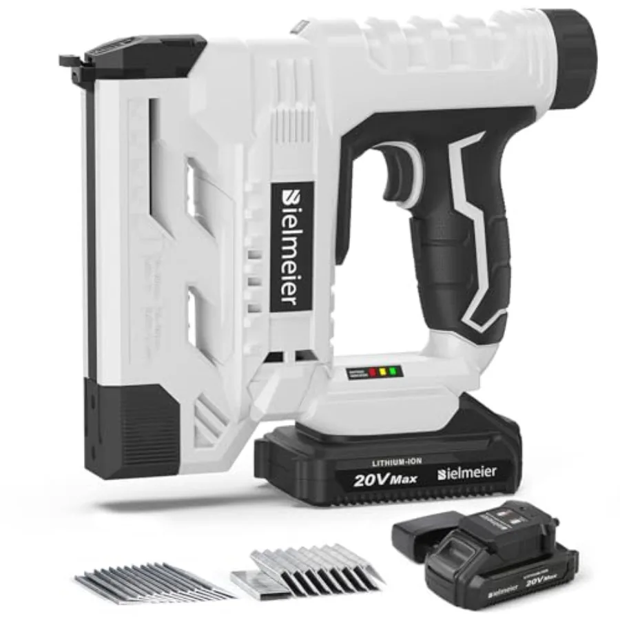 

Аккумуляторный гвоздезабиватель 20В, 18 калибр, 2-в-1, беспроводной, для обивки и столярных работ, электрический степлер