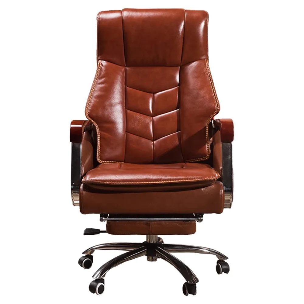 Boss char home office reclining leatheromputer chairbusiness backrest lifting chairdjustable comfortable swivelchair