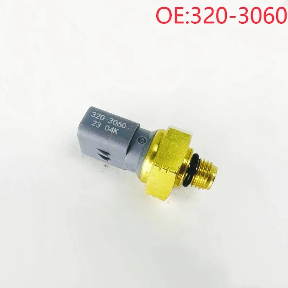 Sensor  Presión  Combustible  Alta Calidad, Nuevo, 2 Piezas, 3203060 320-3060 C7.1, Interruptor para 320D 323D 320D2 326D2 329D2
