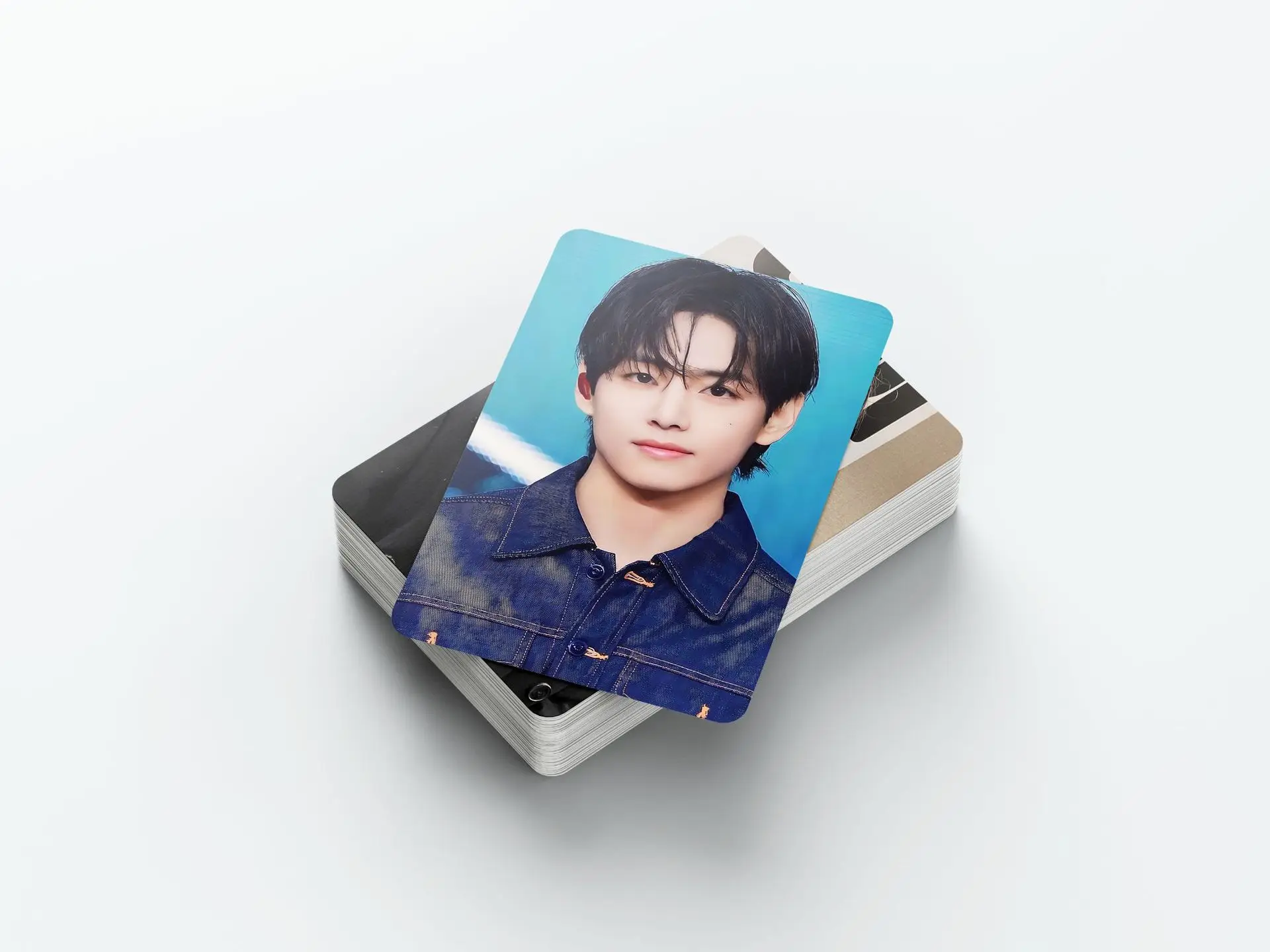 55 Fat eggs V small Kajin Tae-hyung personal collection LOMO card KPOP