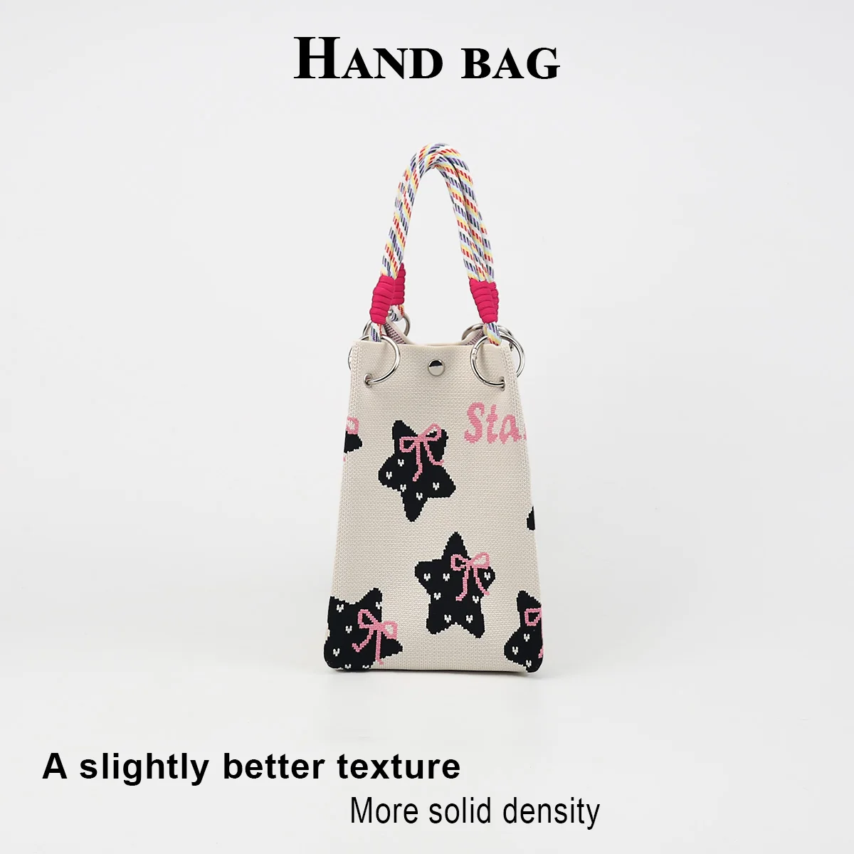 Cute Printed Handbag for Women, Lightweight Magnetic Clasp Handbag, Suitable for Carrying Mobile Phones, Umbrellas, Books, Lipsticks, and Perfumes, Perfect for Shopping, Commuting, and Taking Photos, Suitable for All Seasons
