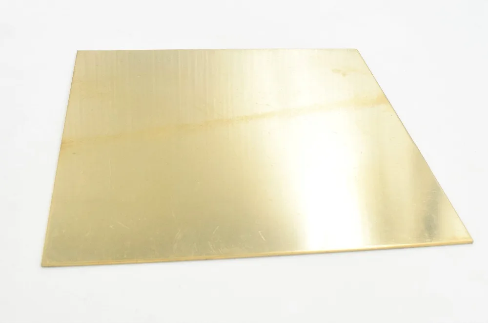 1 Stuks Vierkante Messing Plaque Plaat 50*50Mm 100*100Mm